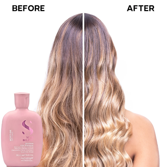 Champú Nutritivo para Cabello Seco Alfaparf Semi Di Lino Moisture 250 mL