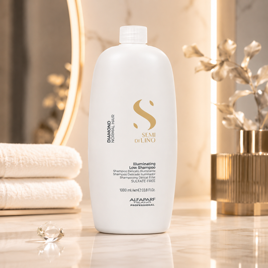 Champú Semi Di Lino Diamond Illuminating para Cabello Normal 1 Litro