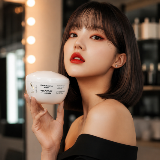 Mascarilla Iluminadora Capilar Alfaparf Semi Di Lino Diamond 200 mL