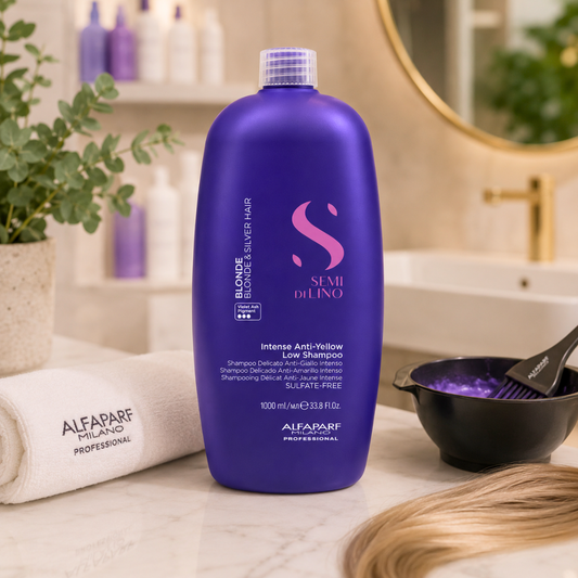 Alfaparf Semi Di Lino Blonde Intense Anti-Yellow Low Shampoo 1000 mL