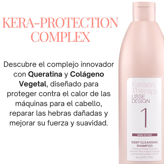 Shampoo Deep Cleansing P1 Keratin Therapy Lisse Design 500ml