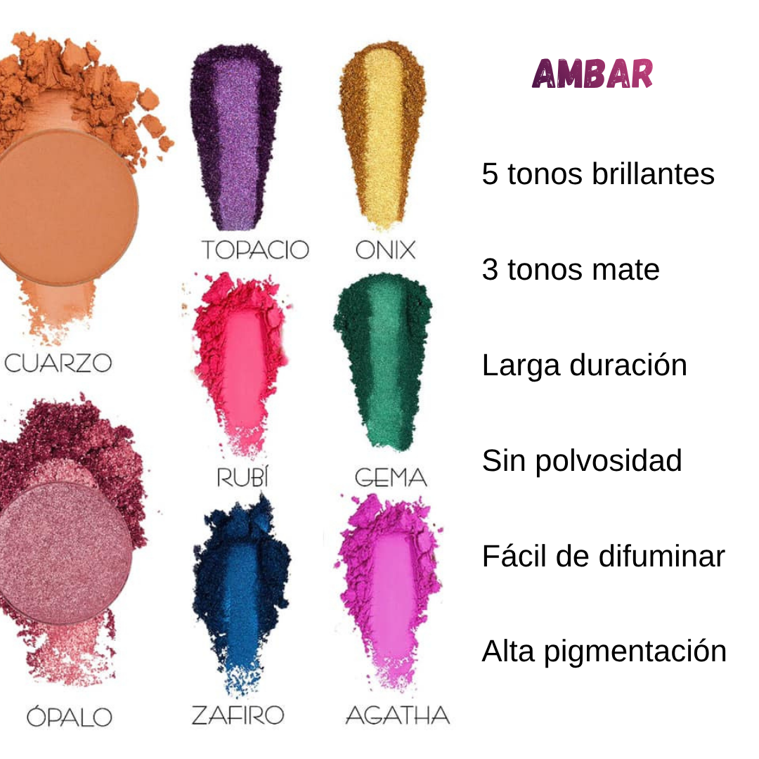 Paleta de Sombras Ambar/Thalita Suesy