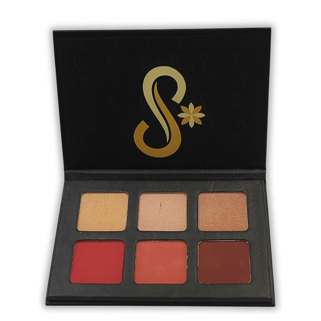Suesy Paleta de Rubor e Iluminador 6 Tonos