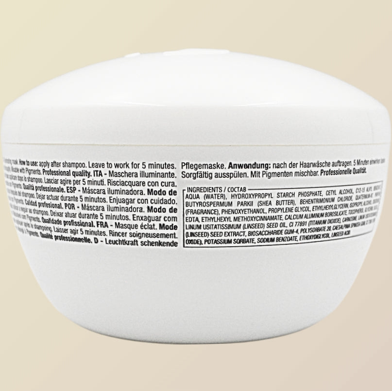 Mascarilla Iluminadora Capilar Alfaparf Semi Di Lino Diamond 200 mL