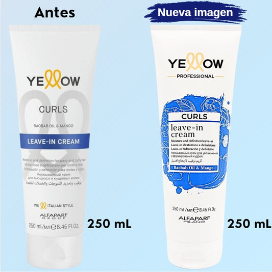 Tratamiento Capilar Sin Enjuague para Rizos Yellow Curls 250 mL