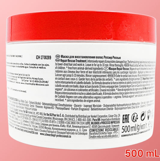 Mascarilla Reparadora Schwarzkopf Bonacure Repair Rescue 500 mL