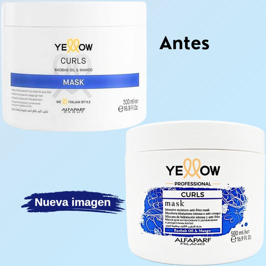 Mascarilla para Rizos Yellow Curls 500 mL