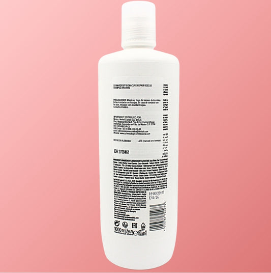 Shampoo Reparador Bonacure Repair Rescue 1 Litro