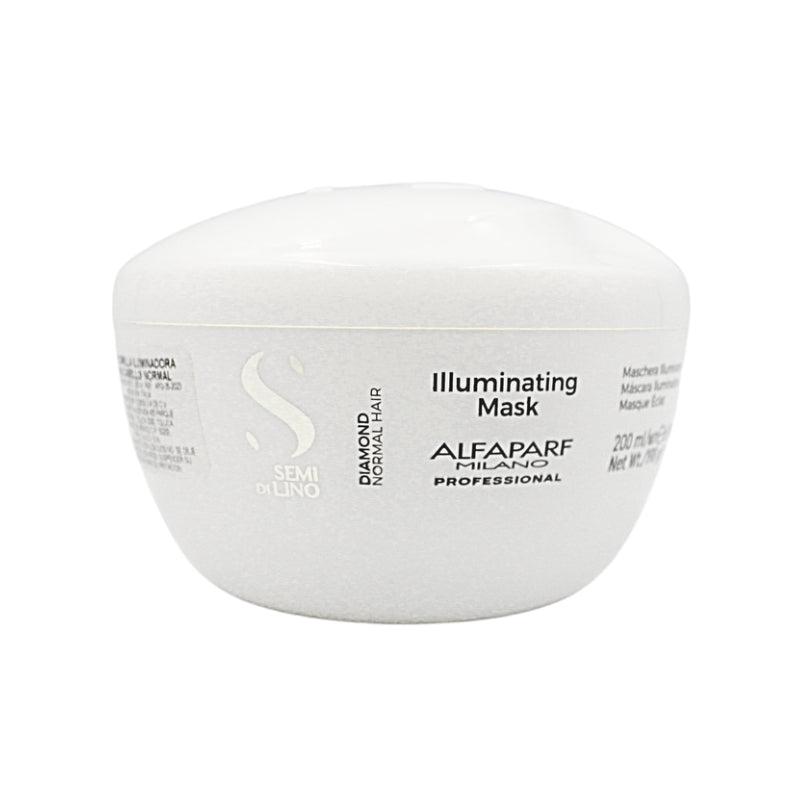 Mascarilla Iluminadora Capilar Alfaparf Semi Di Lino Diamond 200 mL