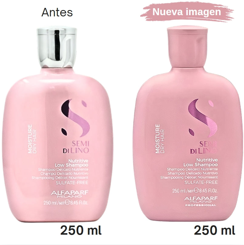Champú Nutritivo para Cabello Seco Alfaparf Semi Di Lino Moisture 250 mL