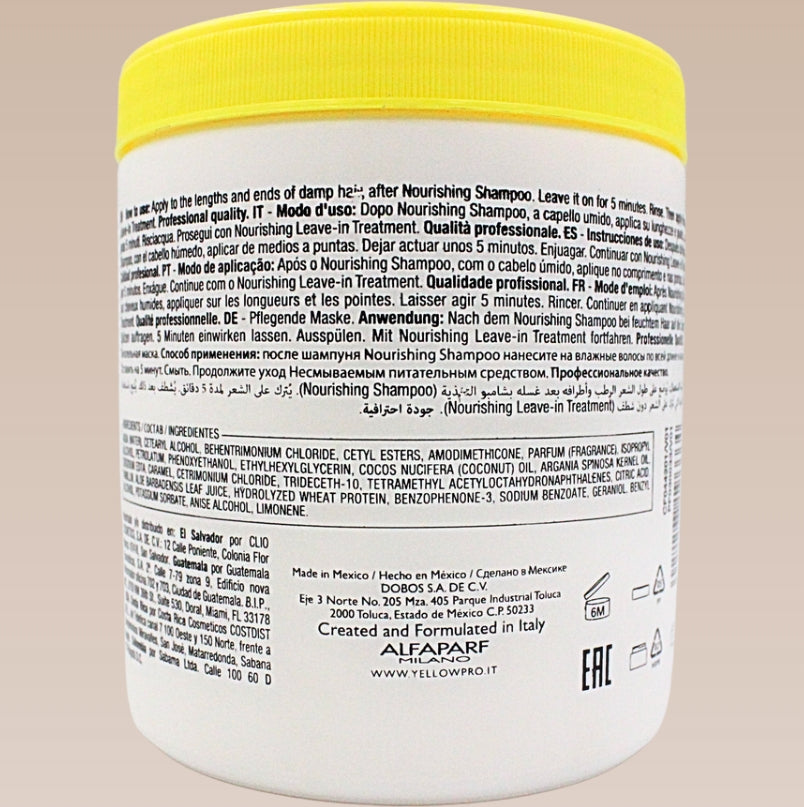 Mascarilla Nutritiva Yellow Nourishing 1 Litro