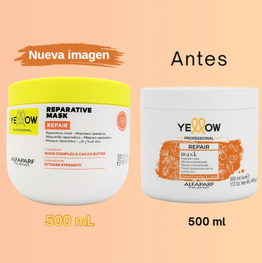 Mascarilla Capilar Reparativa Yellow Repair 500 mL