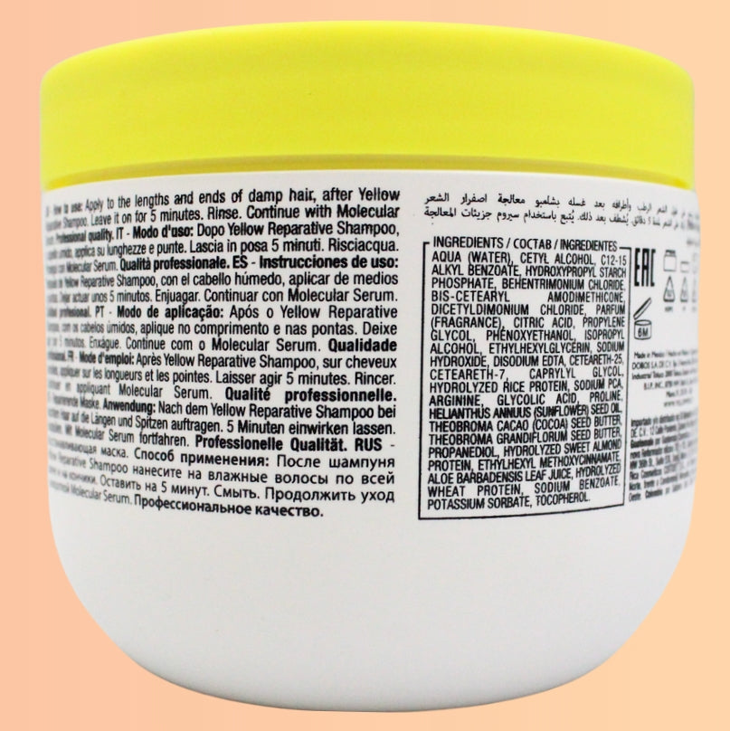 Mascarilla Capilar Reparativa Yellow Repair 500 mL