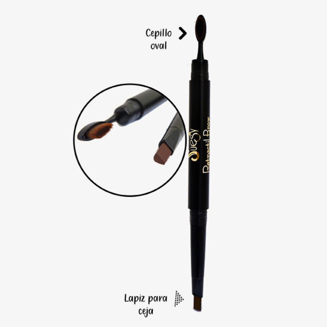 Suesy Delineador de Cejas 2 en 1 Lápiz Preciso