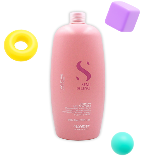 Champú Nutritivo para Cabello Seco Alfaparf Semi Di Lino Moisture 1 Litro