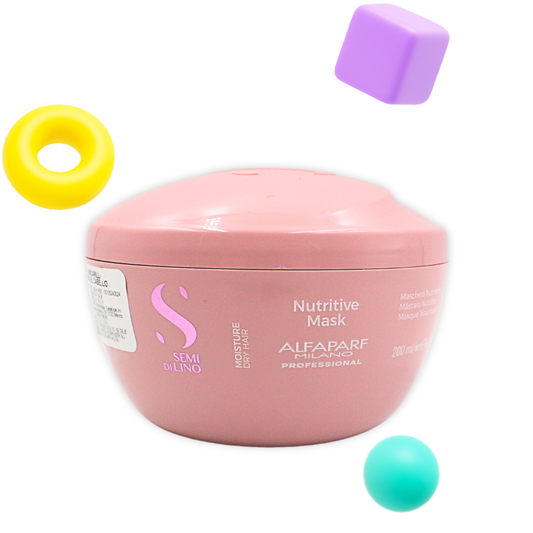 Mascarilla Nutritiva Alfaparf Semi Di Lino Moisture 200 mL