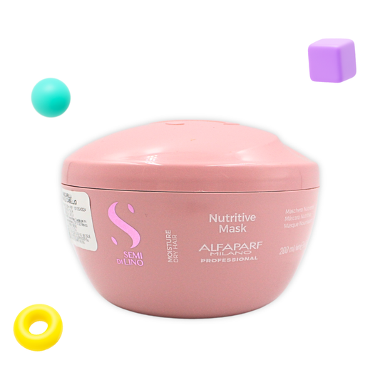 Mascarilla Nutritiva Alfaparf Semi Di Lino Moisture 200 mL