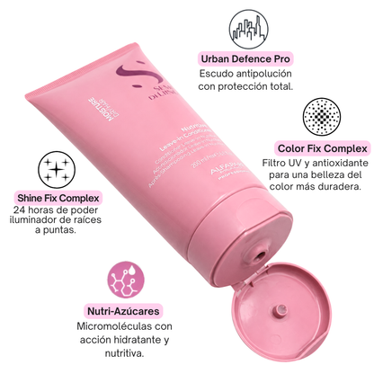 Acondicionador Sin Enjuague Nutritivo Semi Di Lino Moisture 200 mL