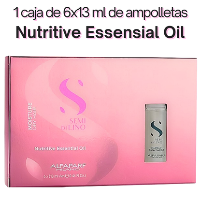 Alfaparf Semi Di Lino Moisture Nutritive Essential Oil 6x13 mL