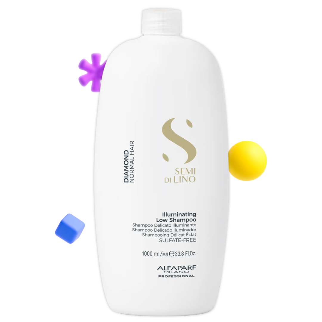 Champú Semi Di Lino Diamond Illuminating para Cabello Normal 1 Litro