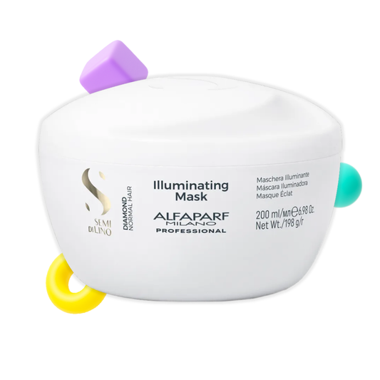 Mascarilla Iluminadora Capilar Alfaparf Semi Di Lino Diamond 200 mL