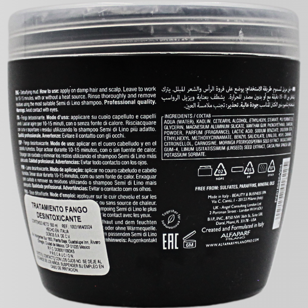 Alfaparf Semi Di Lino Sublime Detoxifying Mud 500 mL