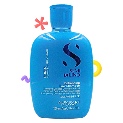 Alfaparf Semi Di Lino Curls Enchancing Low Shampoo 250 mL