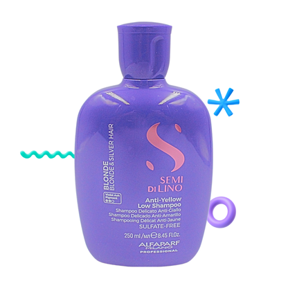 Alfaparf Semi Di Lino Blonde Anti-Yellow Low Shampoo 250 mL