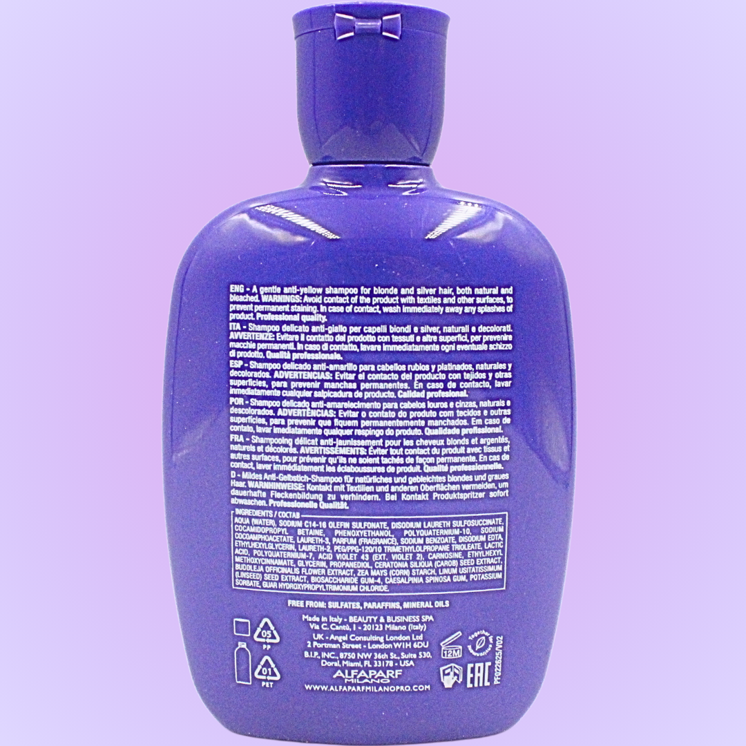 Alfaparf Semi Di Lino Blonde Anti-Yellow Low Shampoo 250 mL