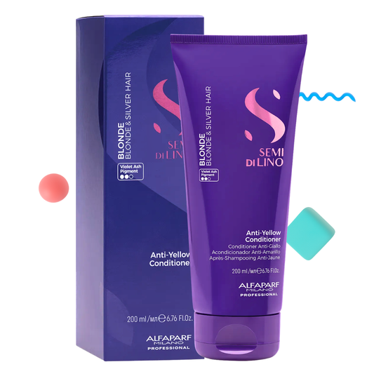 Alfaparf Semi Di Lino Blonde Anti-Yellow Conditioner 200 mL