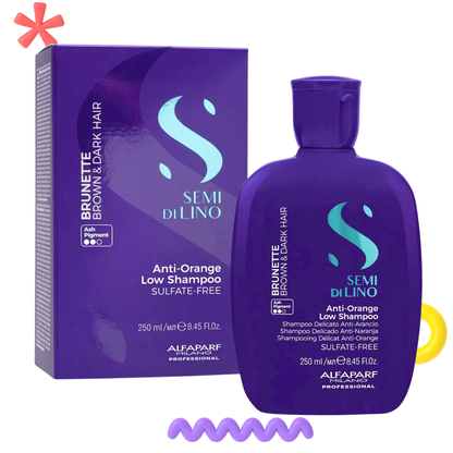 Alfaparf Semi Di Lino Brunette Anti-Orange Low Shampoo 250 mL