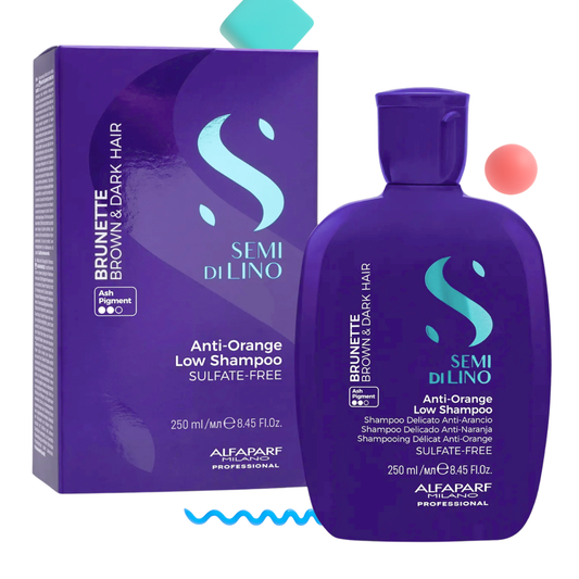 Alfaparf Semi Di Lino Brunette Anti-Orange Low Shampoo 250 mL
