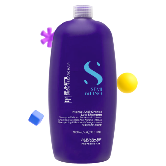 Alfaparf Semi Di Lino Brunette Intense Anti-Orange Low Shampoo 1000 mL
