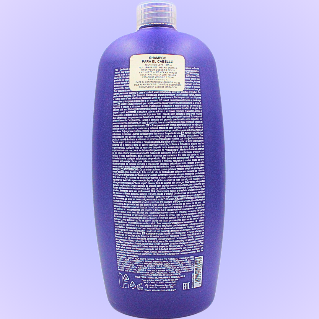 Alfaparf Semi Di Lino Brunette Intense Anti-Orange Low Shampoo 1000 mL