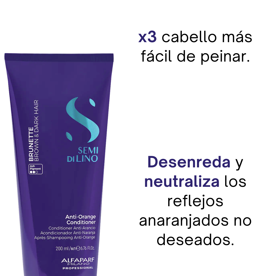 Alfaparf Semi Di Lino Brunette Anti-Orange Conditioner