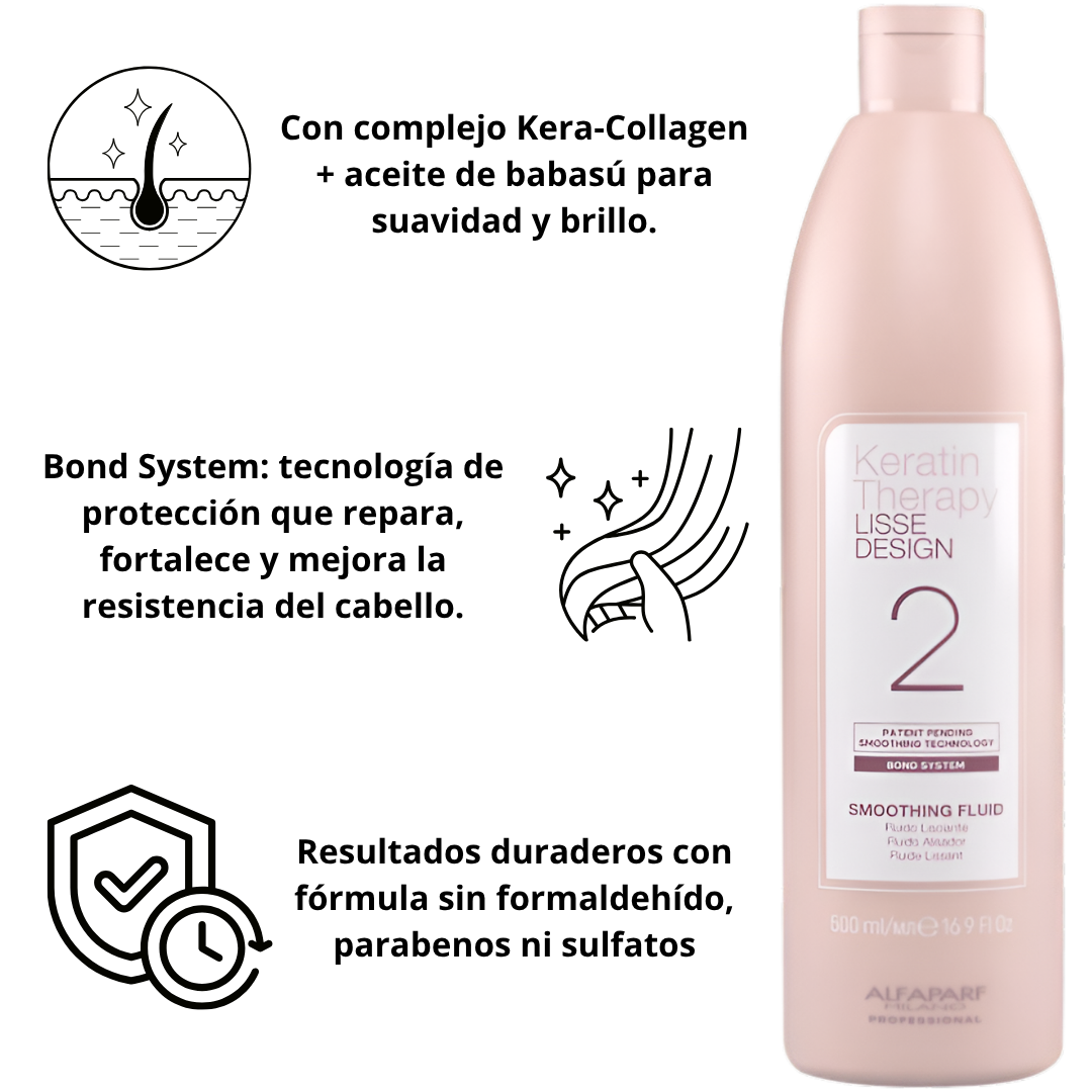 Alfaparf Smoothing Fluid Lisse Design Paso#2 Keratin Therapy