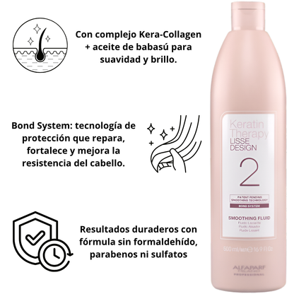 Alfaparf Smoothing Fluid Lisse Design Paso#2 Keratin Therapy