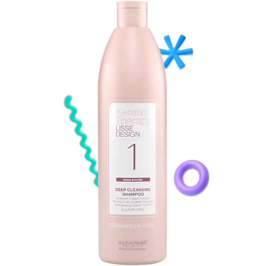 Shampoo Deep Cleansing P1 Keratin Therapy Lisse Design 500ml