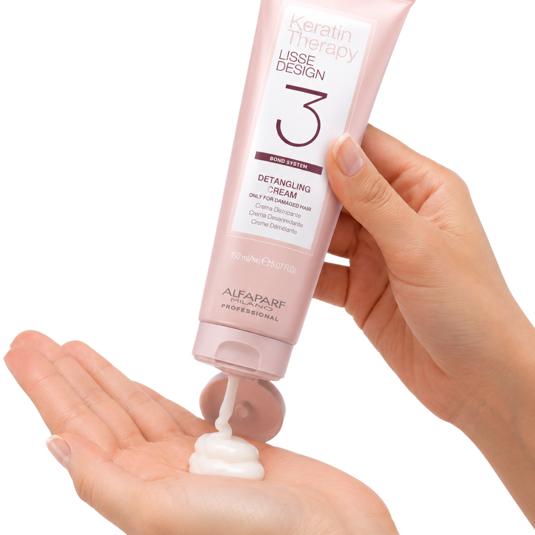 Professional Keratin Therapy Lisse Design Detangling Cream Step #3