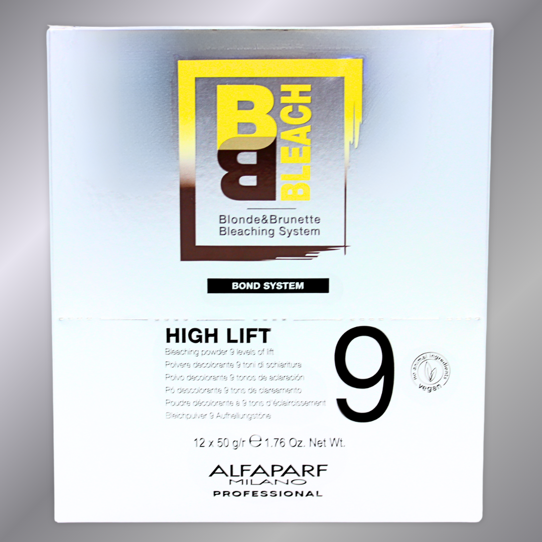 Alfaparf Polvo Decolorante BB Bleach High Lift 9 Tonos 12 Sobres