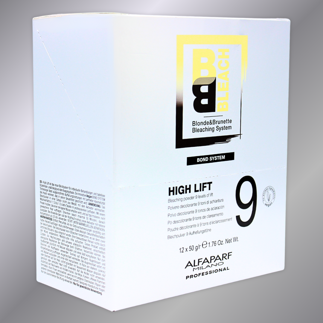 Alfaparf Polvo Decolorante BB Bleach High Lift 9 Tonos 12 Sobres