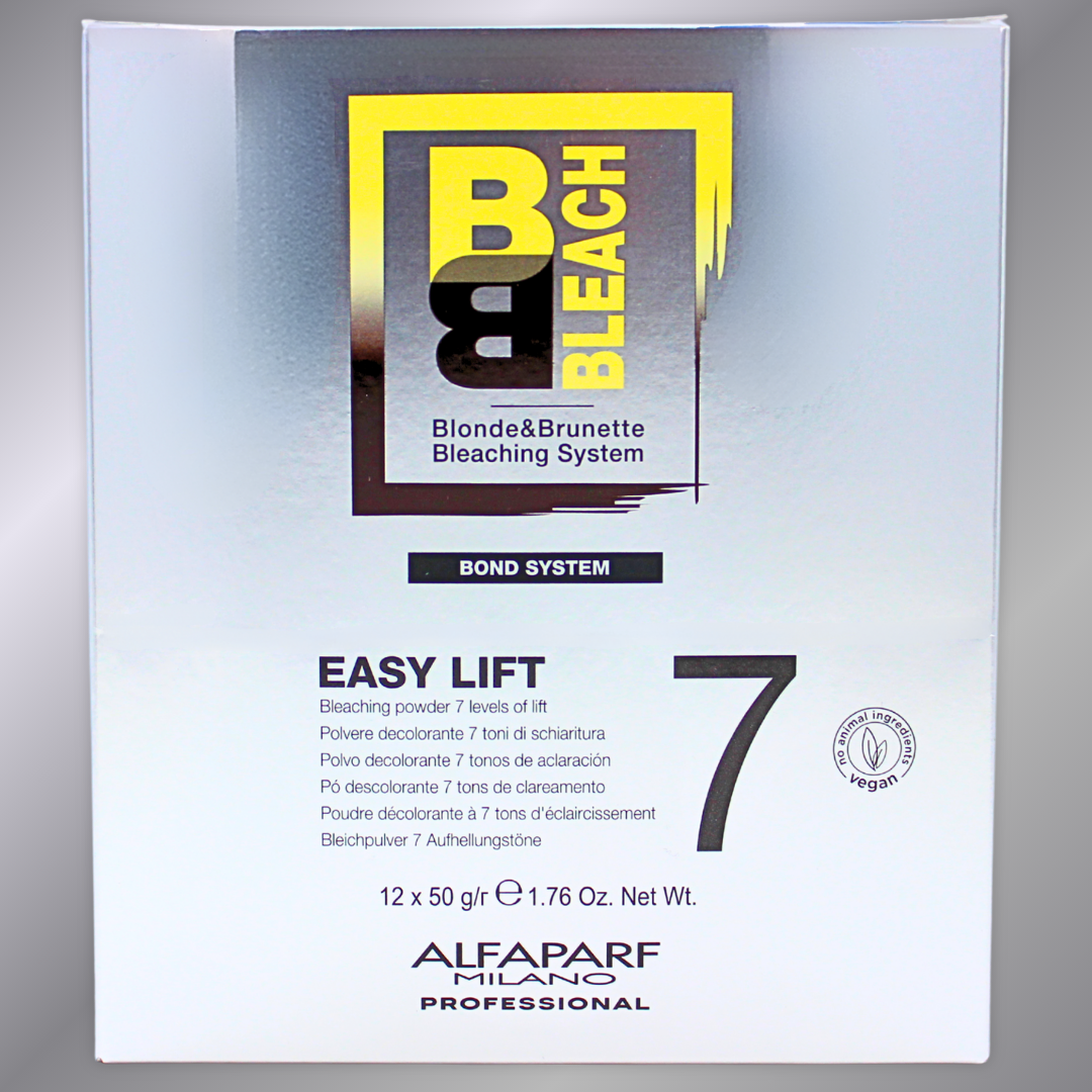 Alfaparf Polvo Decolorante BB Bleach Easy Lift 7 Tonos 12 Sobres