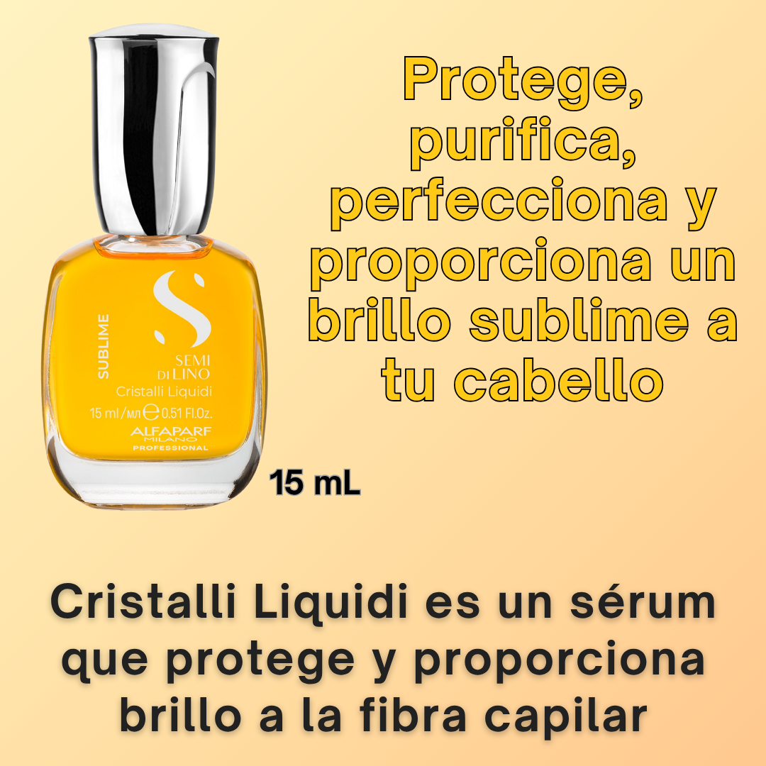 Alfaparf Semi Di Lino Sublime (All Hair Type) Cristalli Liquidi 15ml