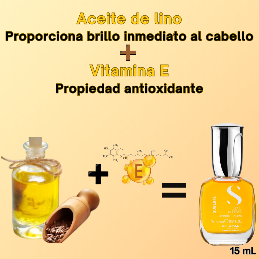 Alfaparf Semi Di Lino Sublime (All Hair Type) Cristalli Liquidi 15ml