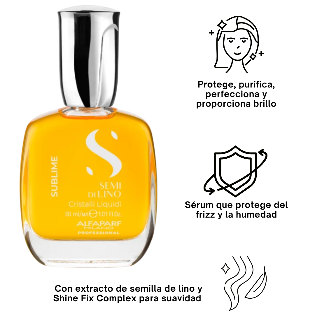 Alfaparf Semi Di Lino Sublime (All Hair Type) Cristalli Liquidi 30 mL