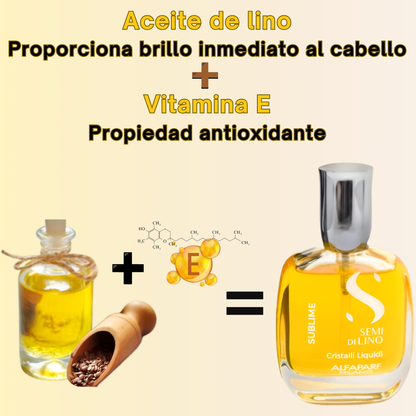 Alfaparf Semi Di Lino Sublime (All Hair Types) Cristalli Liquidi 50 mL