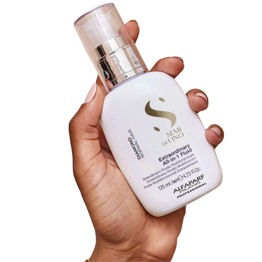 Extraordinario Fluido para Brillo Capilar Todo en 1 Semi Di Lino Diamond 125 mL
