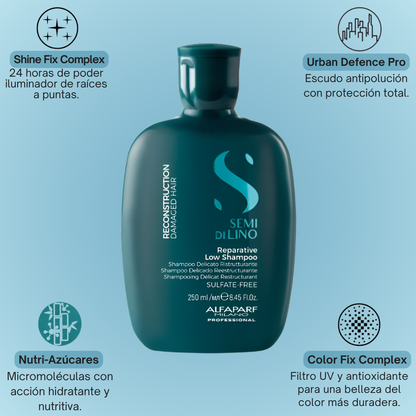 Alfaparf Semi Di Lino Reconstruction Reparative Low Shampoo 250 mL