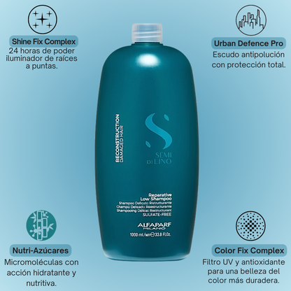 Alfaparf Semi Di Lino Reconstruction Reparative Low Shampoo 1000 mL