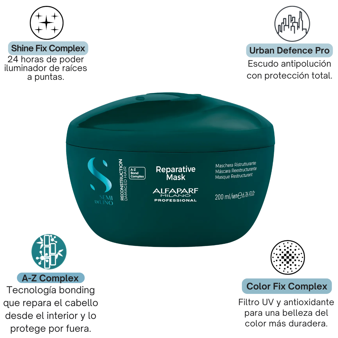 Alfaparf Semi Di Lino Recontruction Reparative Mask 200 mL